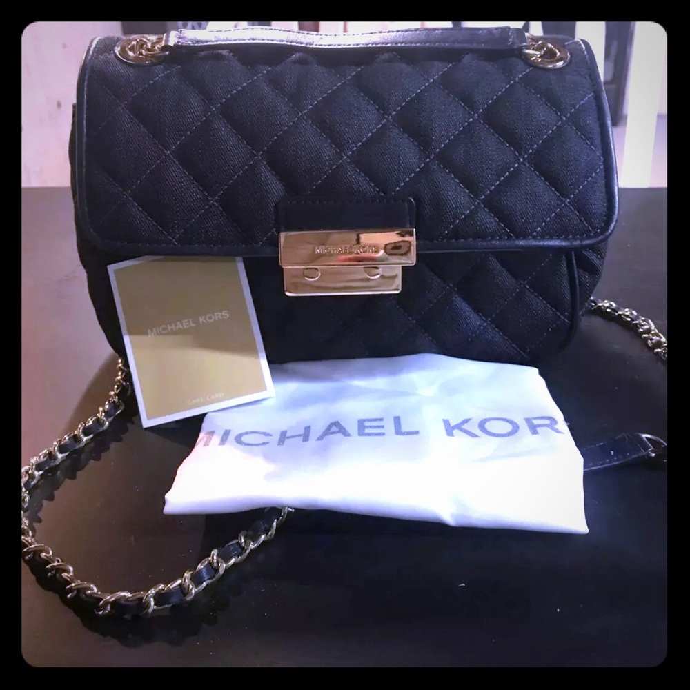 Michael Kors Denim Shoulder Bag